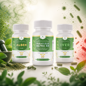 The Parasite Cleanse Stack (ParaClear Ultra 5X + Alben + Iver)